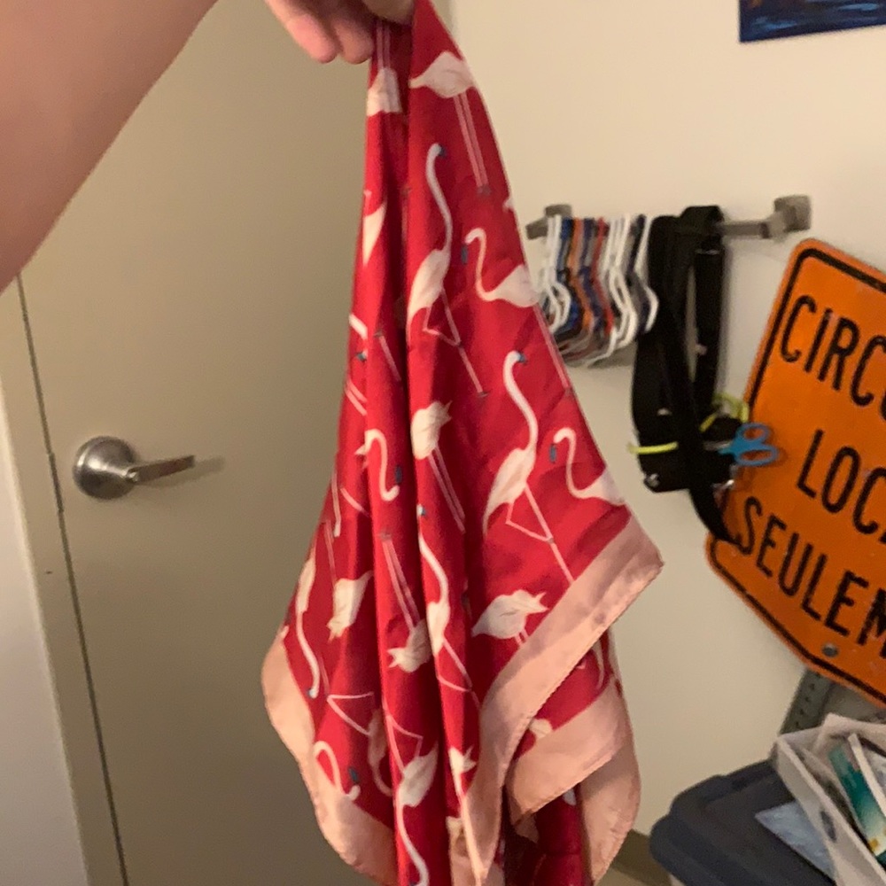 foulard de flamand rose